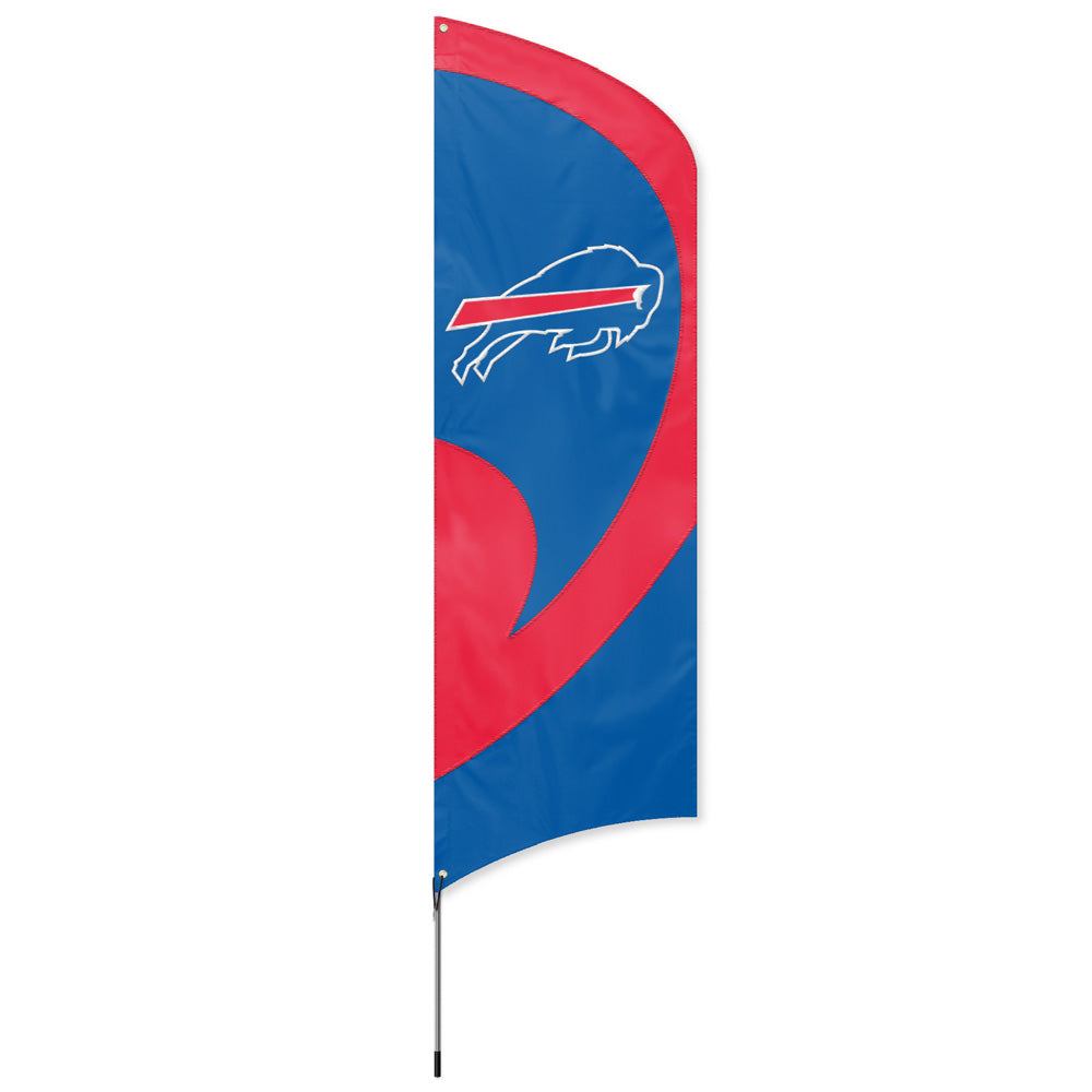 BUFFALO BILLS 8.5 FOOT TALL TEAM FLAG 11.5' POLE SIGN BANNER 8 1/2' TAILGATE