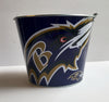 NFL Aluminum Bucket 5 QT Drink Party Pail Ice Metal  - Choose Your Team