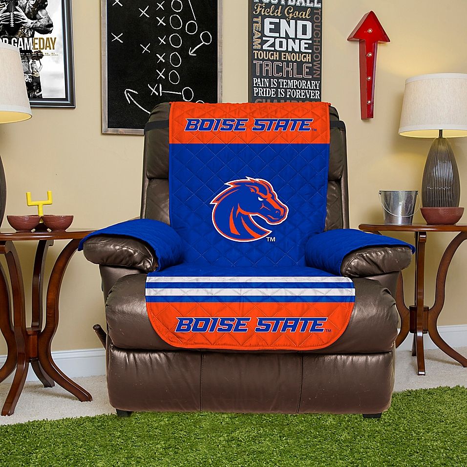 Boise State Broncos Furniture Protector Cover Recliner Reversible