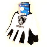 Nba Sport Utility Work Play Basketball Gloves No Slip Grip Adult- Pick Your Team