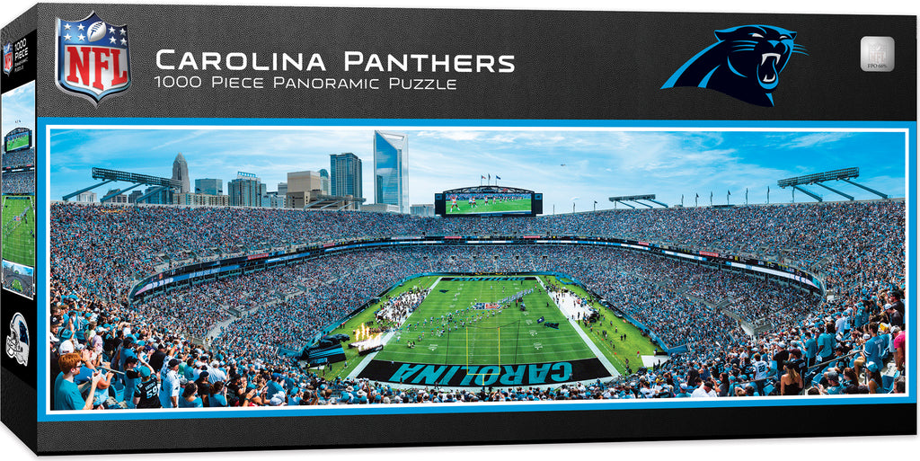 Carolina Panthers Stadium Panoramic Jigsaw Puzzle Nfl 1000 Pc