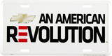 Chevrolet An American Revolution License Plate Chevy Sign Embossed
