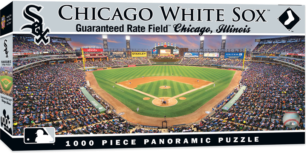 Chicago White Sox Stadium Panoramic Jigsaw Puzzle MLB 1000 pc Guaranteed Rate Field