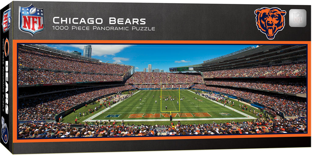 Chicago Bears Panoramic Jigsaw Puzzle 1000 PC Soldier Field NFL