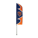 Chicago Bears 6 Foot Tall Swooper Double Sided Team Flag