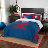Chicago Cubs Full/Queen Comforter And Sham 3Pc Set Grandslam Northwest Mlb