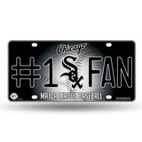 Chicago White Sox  #1 Fan Car Truck Tag License Plate Mlb Baseball Metal Sign