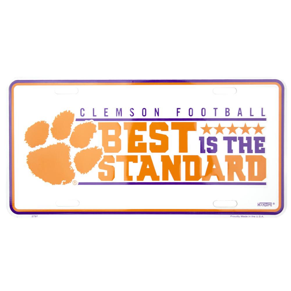 Clemson Tigers License Plate Football Best Is The Standard