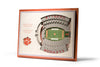 Clemson Tigers 5-Layer Stadium Views 3D Wall Art Of Memorial Stadium Office