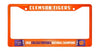 CLEMSON TIGERS 2018 NATIONAL CHAMPIONS METAL ORANGE LICENSE PLATE FRAME CHROME