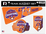 Clemson Tigers National Champions 2018 3 Pc Magnet Set College Football