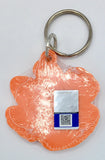 Clemson Tigers Paw Print Keychain Souvenir Orange White Auto Car University