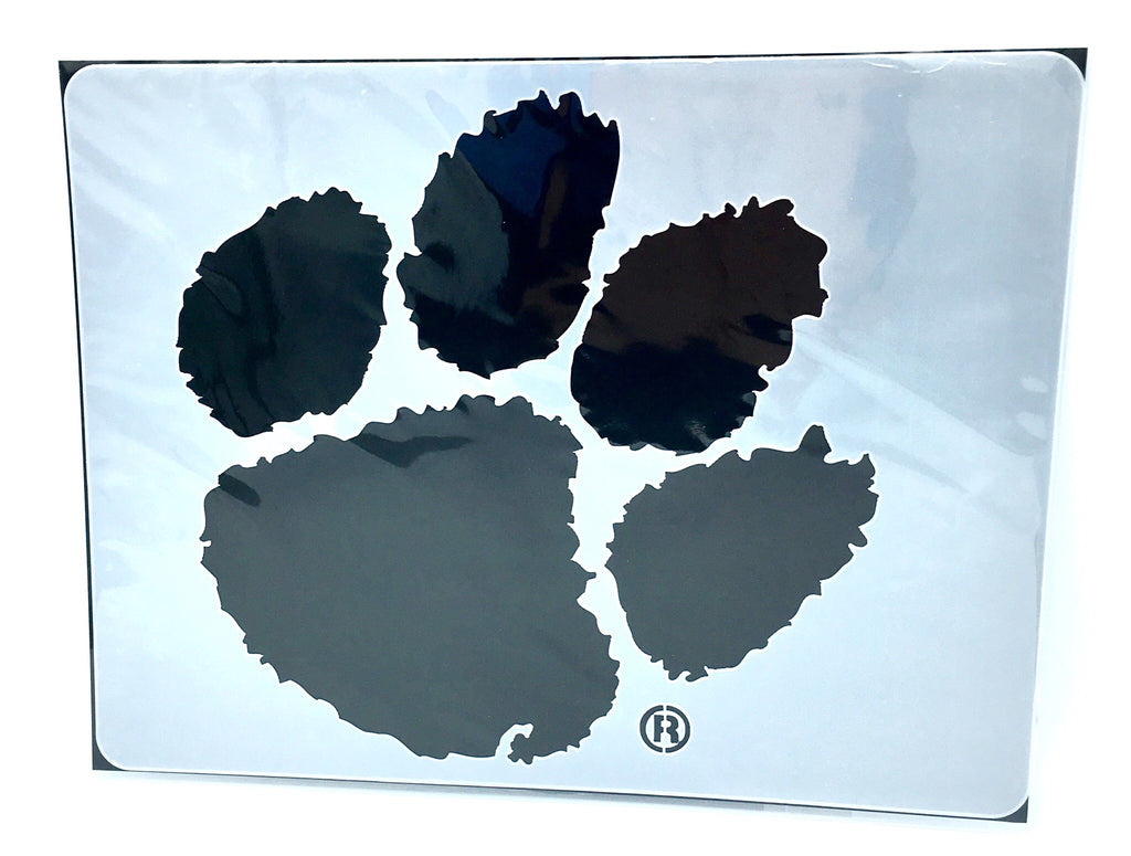 Clemson Tigers Paw Print Mini Stencil Craft 14.5" X 11" Reusable Projects Ncaa College