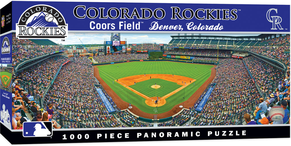 Colorado Rockies Panoramic Jigsaw Puzzle MLB 1000 Pc Coors Field Denver