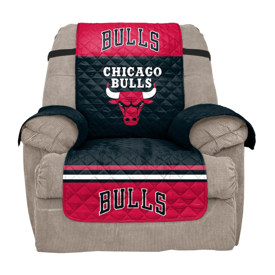 Chicago Bulls Furniture Protector Cover Recliner Reversible