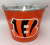 NFL Aluminum Bucket 5 QT Drink Party Pail Ice Metal  - Choose Your Team