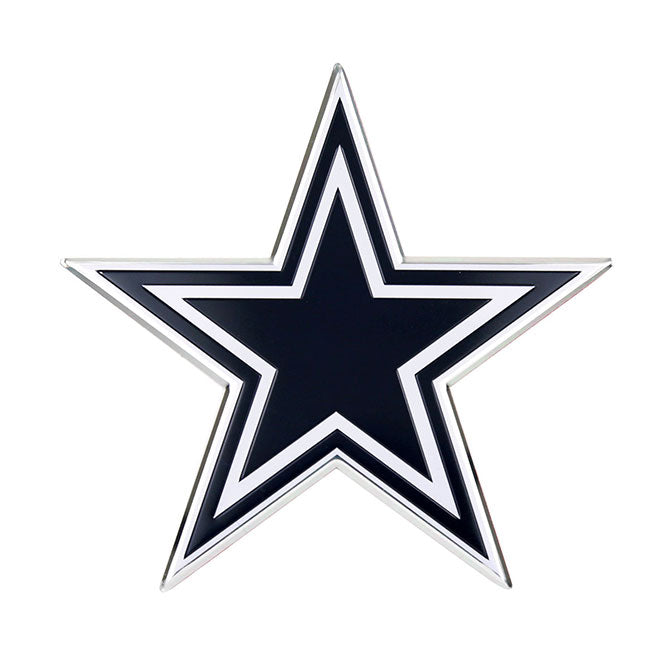 Dallas Cowboys Color Team Emblem Aluminum Auto Laptop Sticker Decal Embossed