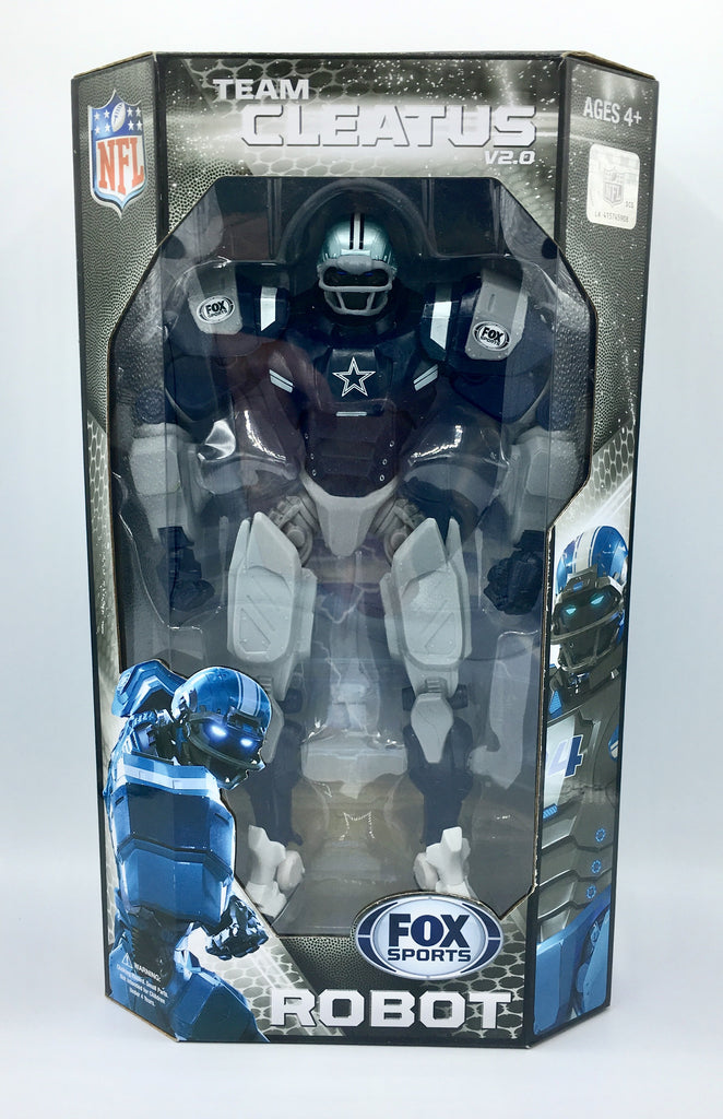 Dallas Cowboys Nfl Fox Sports 10" Robot Cleatus V2.0 Action Figure Collector