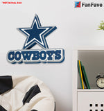 Dallas Cowboys 3D Foam Wall Logo Sign Fan Mancave Office Sports Room Indoor Outdoor