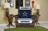 Dallas Cowboys Furniture Protector Cover Recliner Reversible w/ Elastic Strap