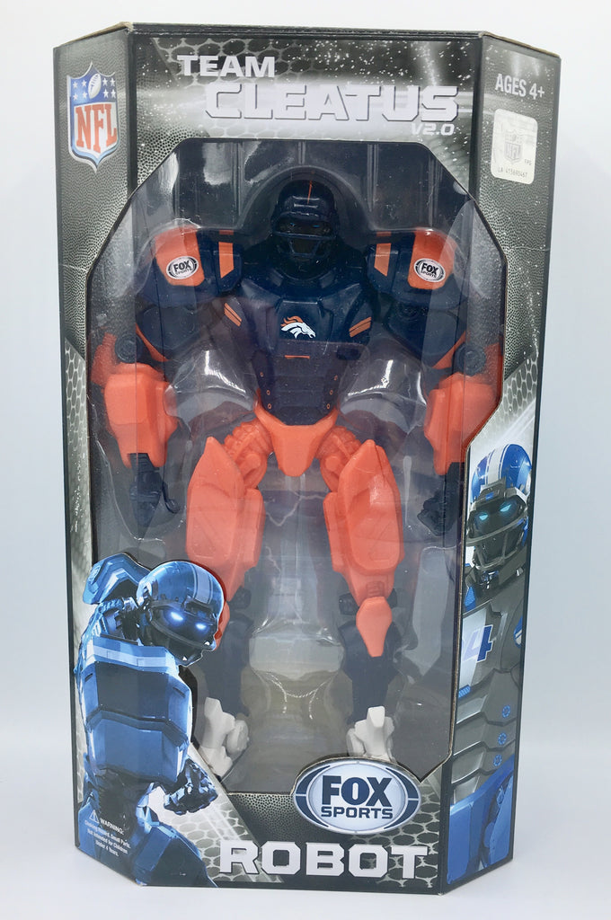 Denver Broncos Nfl Fox Sports 10" Robot Cleatus V2.0 Action Figure Collector