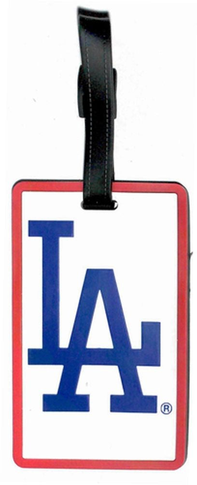 LA DODGERS SOFT BAG TAG BASEBALL LUGGAGE MLB ID INFORMATION TRAVEL LA