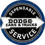 DODGE CARS & TRUCKS DEPENDABLE SERVICE 12