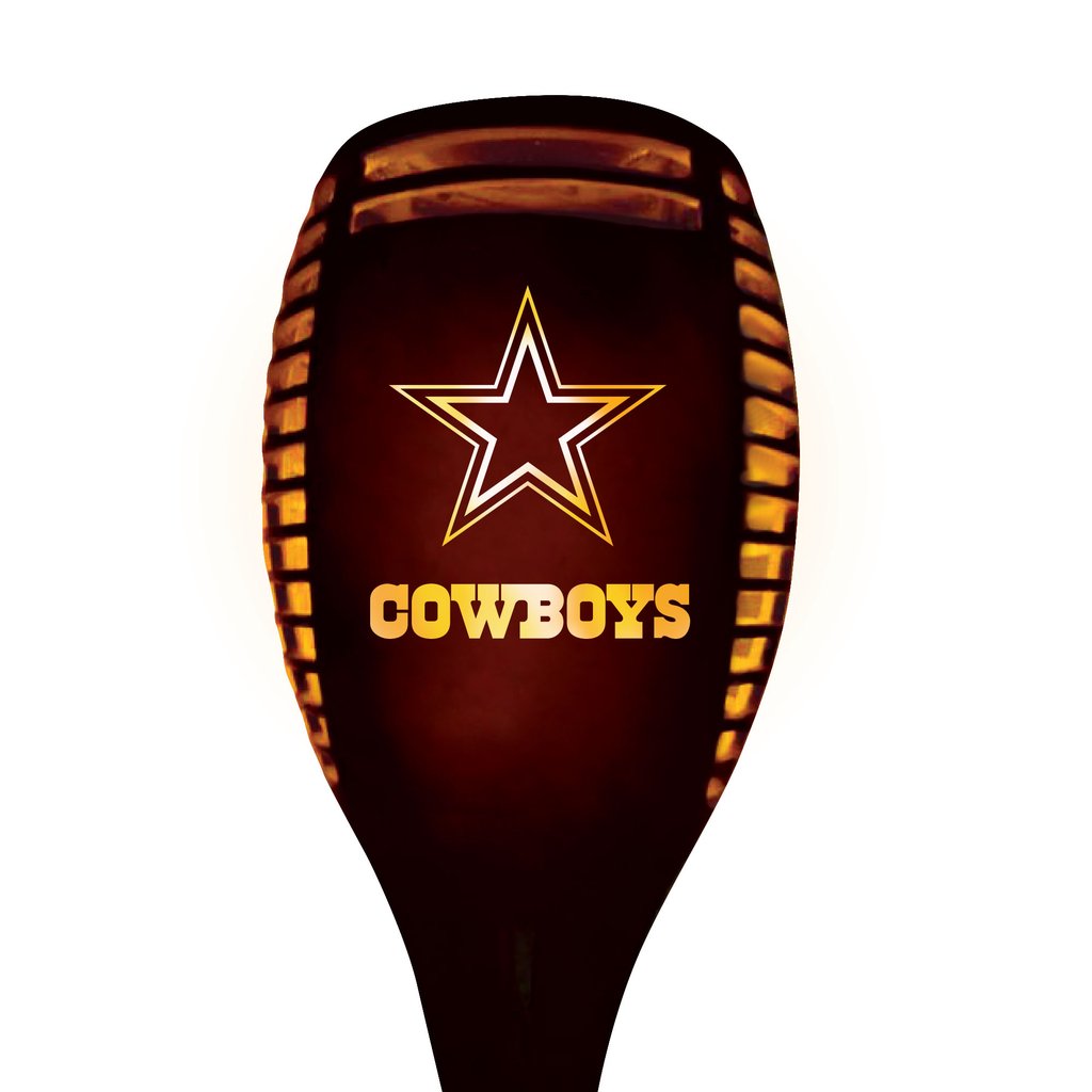 Dallas Cowboys LED Solar Flickering Torch 36"