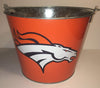 NFL Aluminum Bucket 5 QT Drink Party Pail Ice Metal  - Choose Your Team