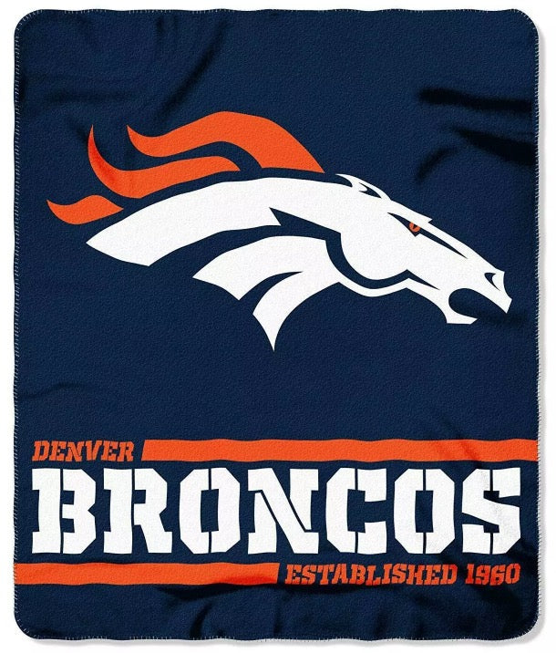 NFL Soft Fleece Throw 50"X 60" Stadium Blanket New Football - Pick Your Team