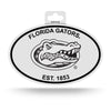 Florida Gators Black and White Oval Decal