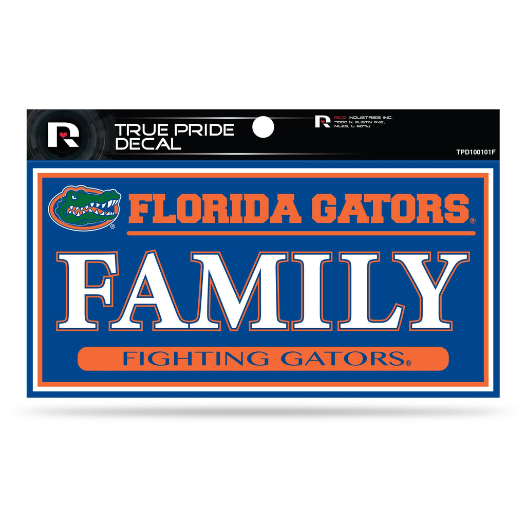 Florida Gators True Pride Decal Family Fighting Gators Auto 3" X 6"