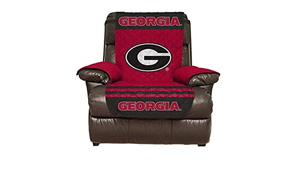 Georgia Bulldogs Furniture Protector Cover Recliner Reversible