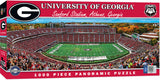 Georgia Bulldogs Stadium Panoramic Jigsaw Puzzle Ncaa 1000 Pc Sanford Stadium