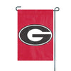 Georgia Bulldogs Garden Flag Applique Embroidered Premium Full Size Heavyweight