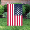 USA Garden Flag Applique Embroidered 18