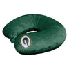 Green Bay Packers Applique Travel Neck Pillow Team Logo Color Snap Closure Polyester