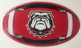 Georgia Bulldogs Car Truck Tag Oval Football License Plate Sign