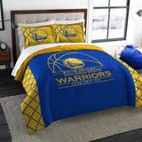 Golden State Warriors Full/Queen Printed Comforter And Sham Set Reverse Slam 3Pc