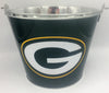 NFL Aluminum Bucket 5 QT Drink Party Pail Ice Metal  - Choose Your Team