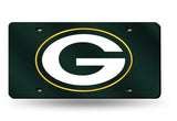 Green Bay Packers Mirror Car Tag Laser License Plate Green Sign Logo Nfl
