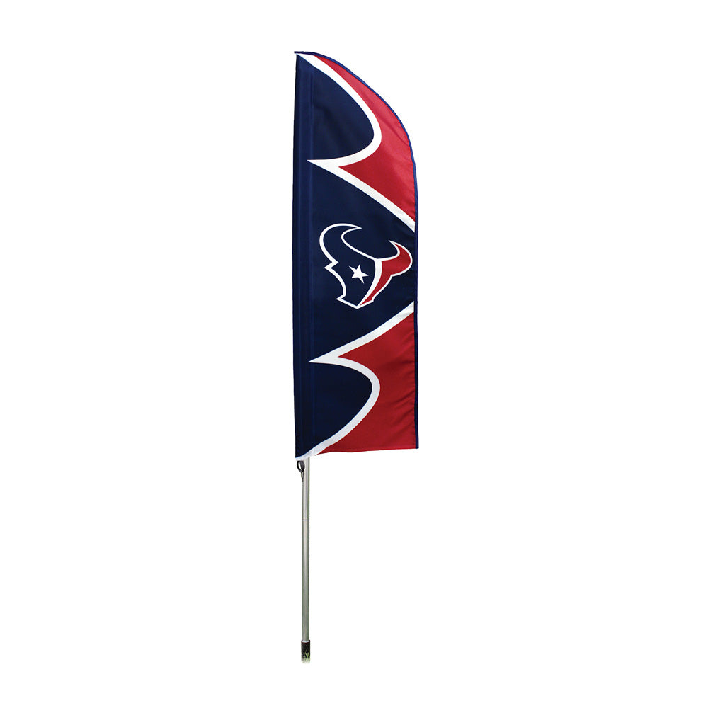 Houston Texans 6 Foot Tall Swooper Double Sided Team Flag