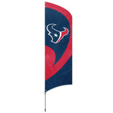 HOUSTON TEXANS 8.5 FOOT TALL TEAM FLAG 11.5' POLE SIGN BANNER 8 1/2' TAILGATE