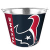NFL Aluminum Bucket 5 QT Drink Party Pail Ice Metal  - Choose Your Team