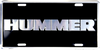 Hummer Chrome License Plate Like Nothing Else Embossed Metal Tag Auto Truck Suv