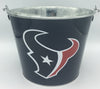 NFL Aluminum Bucket 5 QT Drink Party Pail Ice Metal  - Choose Your Team