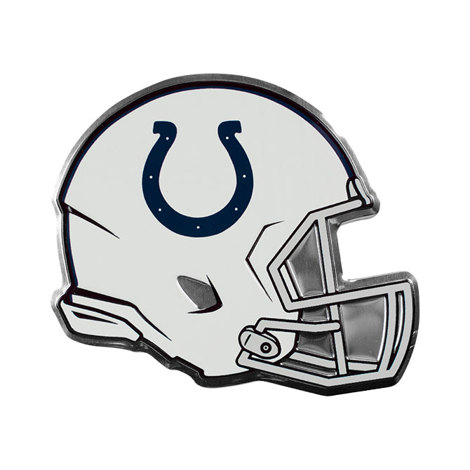 Indianapolis Colts Color Team Helmet Emblem Aluminum Auto Laptop Sticker Decal Embossed