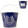 NFL Aluminum Bucket 5 QT Drink Party Pail Ice Metal  - Choose Your Team