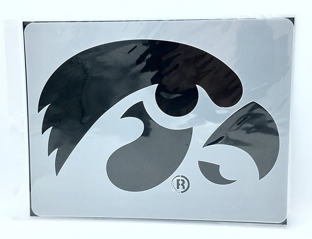 Iowa Hawkeyes Mascot Mini Stencil Craft 14.5" X 11" Reusable