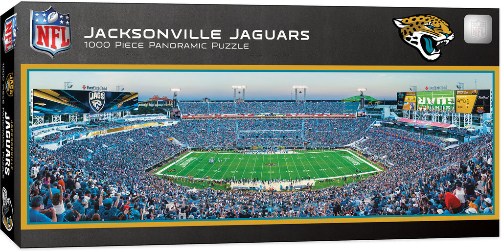 Jacksonville Jaguars Stadium Panoramic Jigsaw Puzzle Nfl 1000 Pc